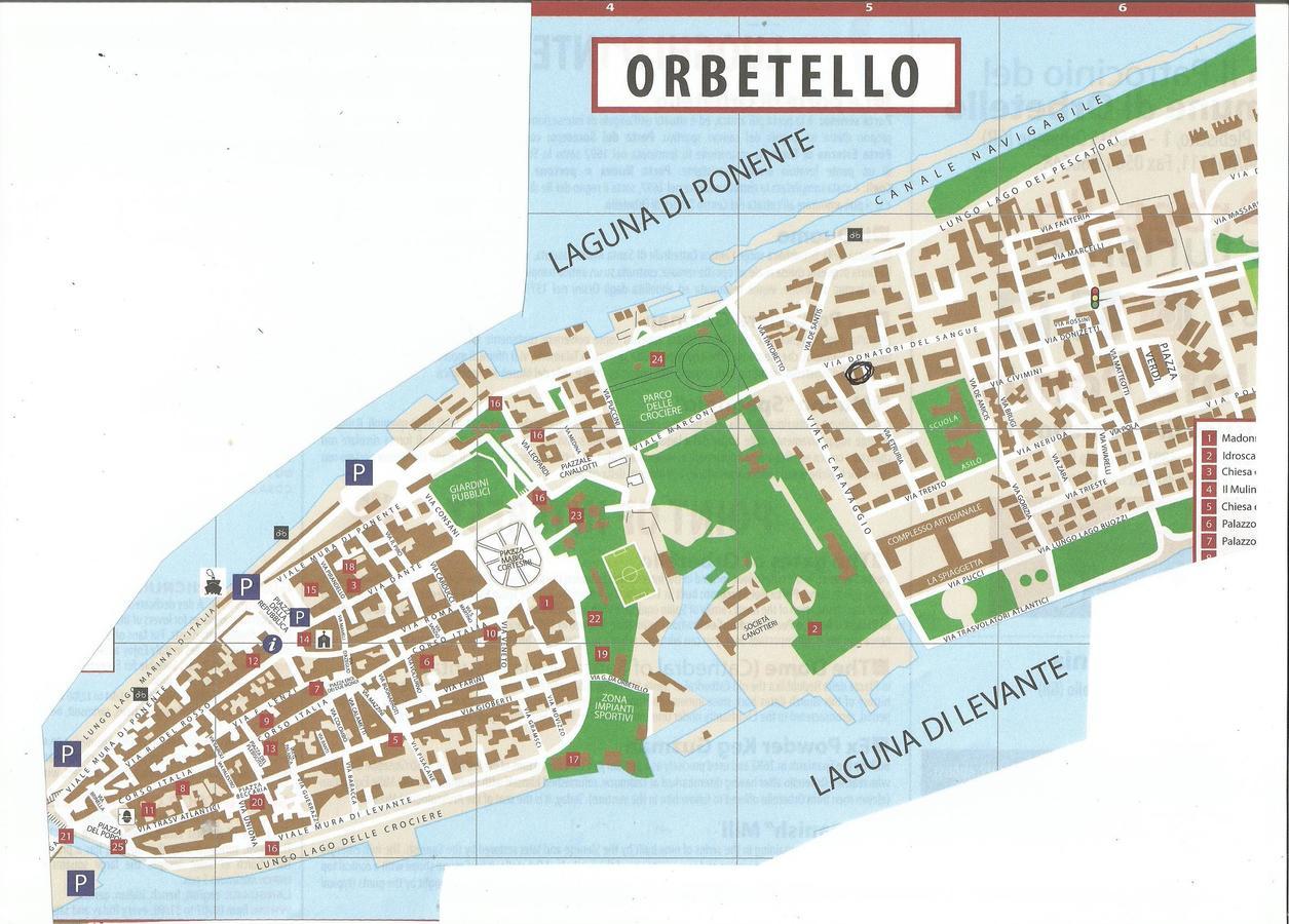 Albergo La Perla Orbetello Exteriör bild